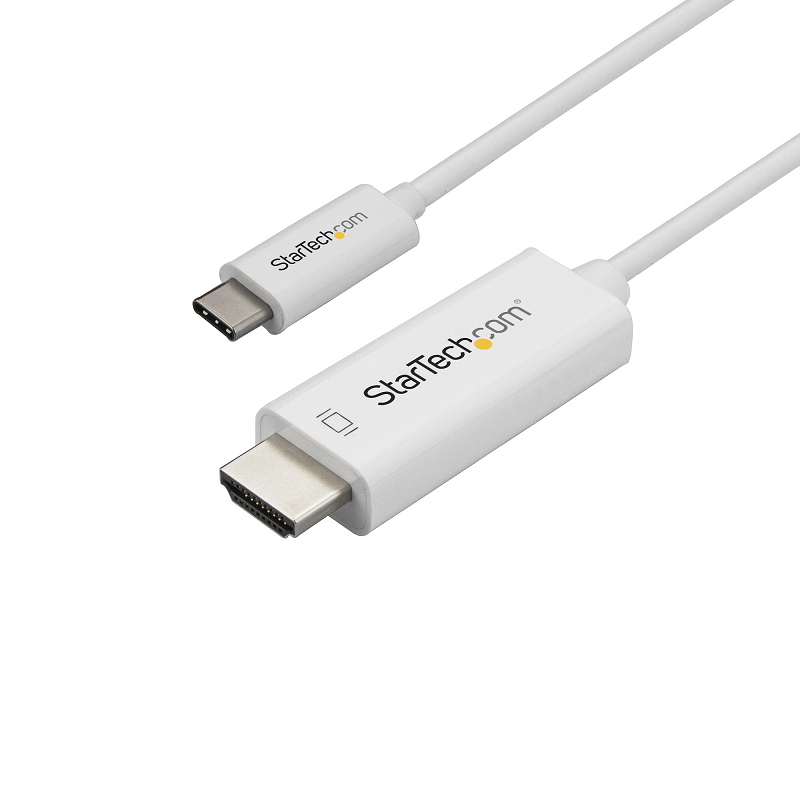 You Recently Viewed StarTech CDP2HD1MWNL 3ft (1m) USB C to HDMI Cable - 4K 60Hz - White Image